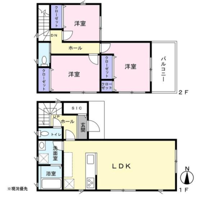 Ԏ} LXƂrOɗm33LDK̒ÌˌāB