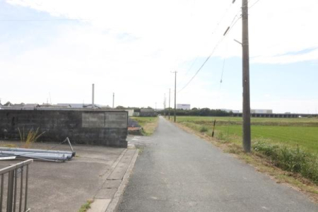 �O�ʓ��H�܂ތ��n�ʐ^ �O�ʓ��H�̗l�q