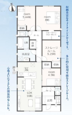 �Ԏ��} 3SLDK�A�������āI
�E�H�[�N�C���N���[�b�g�ƃV���[�Y�N���[�N�t���I
�y�n�͖�96�؁I