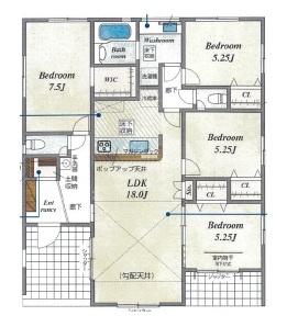 �Ԏ��} �I�[���d���A4LDK�A�������āI
���ԃX�y�[�X3��I