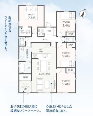 �Ԏ��} 4LDK�A�������āI
�~�n��77.13�؁I