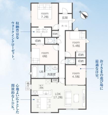 �Ԏ��} 4LDK�A�������āI
�~�n�͖�82�؁I