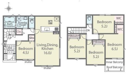 �Ԏ��} �k�������ɐ����{�݂������Ă���G���A��
�E�H�[�N�C���N���[�[�b�g������5LDK�A2�K���āA���ԃX�y�[�X3��I
�����D�ǏZ��F��A�ȃG�l���\���x������I