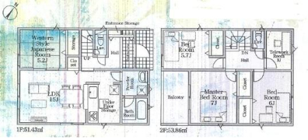 �Ԏ��} ���S�{���u���c���v�w�܂œk����7���I
�a��4.5��������4LDK�{�e�����[�N���[��3���t���A2�K���āI
���ԃX�y�[�X4��I