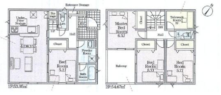 �Ԏ��} ���S�{���u���c���v�w�܂œk��7���I
�S���t���[�����O�A4LDK�{�e�����[�N���[��3���t���A2�K���āI
���ԃX�y�[�X3��I