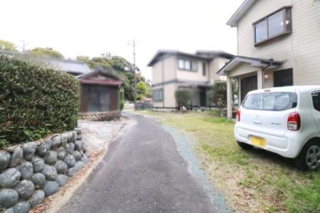 �O�ʓ��H�܂ތ��n�ʐ^ �O�ʓ��H