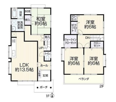 �Ԏ��} 4LDK�A2�K���āA���ԃX�y�[�X3��I
���w�Z�܂œk����9���A���w�Z�܂œk����6���ƈ��S�̒ʊw�I