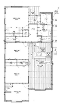 �Ԏ��} �S���t���[�����O�A4LDK�{�E�H�[�N�C���N���[�[�b�g�A�������āI
��80�؂̕~�n�I