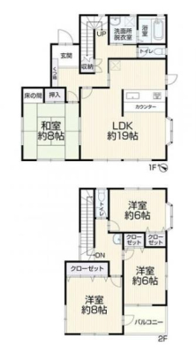 �Ԏ��} �_���t�H�[���ς݁^�@ 4LDK�A2�K���āA���ԃX�y�[�X2��I 
�����͐V�i�Ɍ����ς݁� �S��6���ȏ�Ƃ�Ƃ�̍L����